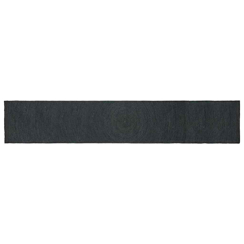Vidaxl vloerkleden rechthoekig donkergrijs 60 x 400 cm jute