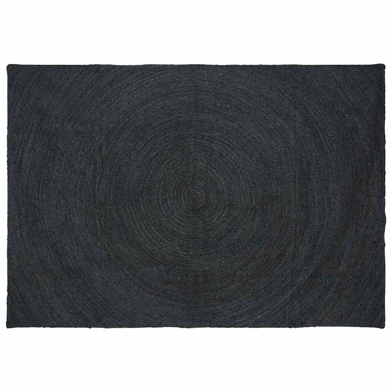Vidaxl vloerkleden rechthoekig donkergrijs 160 x 230 cm jute