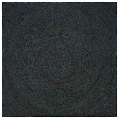 Vidaxl vloerkleden donkergrijs 200 x 200 cm jute