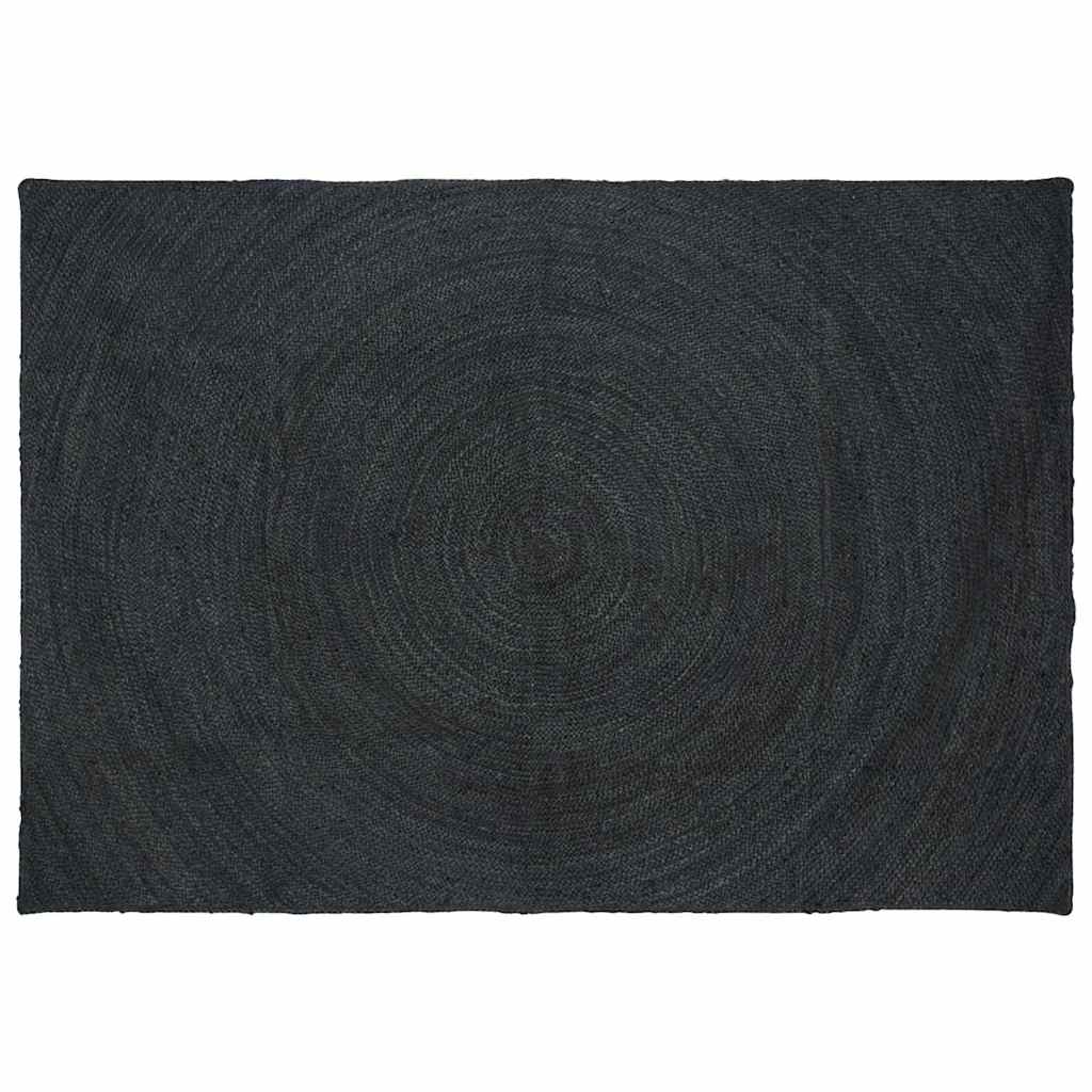 Vidaxl vloerkleden donkergrijs 200 x 290 cm jute
