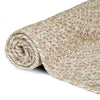 Vidaxl vloerkleden rechthoekig natuurlijk en wit 60 x 400 cm jute