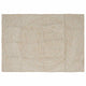Vidaxl gebied tapijt natuurlijk en wit 140 x 200 cm jute