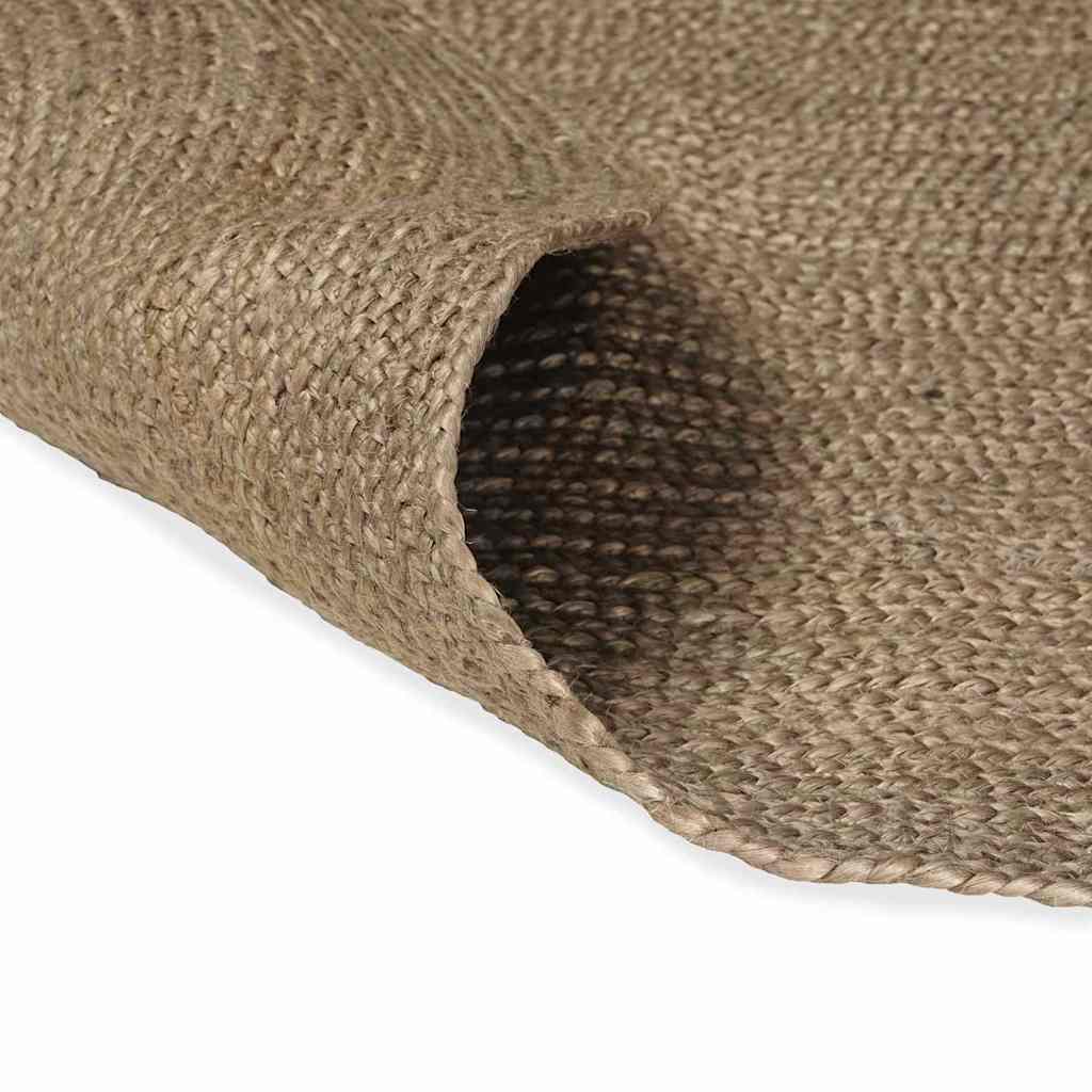 Vidaxl vloerkleden ovaal grijs 100 x 152 cm jute