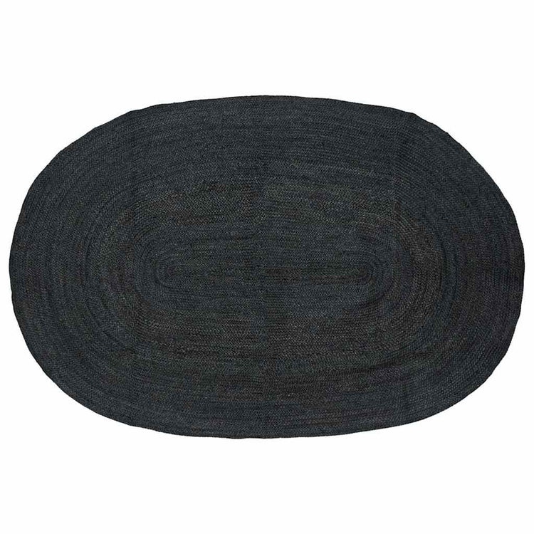 Vidaxl vloerkleden donkergrijs 205 x 305 cm jute