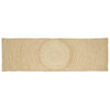 Vidaxl vloerkleed natuurlijk en wit 60 x 200 cm jute