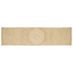 Vidaxl gebied tapijt wit 60 x 400 cm jute