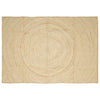 Vidaxl vloerkleed natuurlijk en wit 200 x 290 cm jute