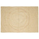Vidaxl gebied tapijt wit 200 x 290 cm jute