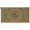 Vidaxl vloerkleed natuurlijk en zwart 60 x 110 cm jute