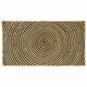 Vidaxl gebied tapijt zwart 60 x 110 cm jute