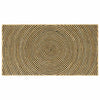 Vidaxl vloerkleed natuurlijk en zwart 80 x 150 cm jute