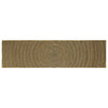Vidaxl vloerkleed natuurlijk en zwart 80 x 300 cm jute