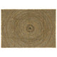 Vidaxl gebied tapijt zwart 120 x 170 cm jute