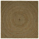 Vidaxl gebied tapijt zwart 200 x 200 cm jute