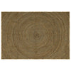 Vidaxl vloerkleed natuurlijk en zwart 240 x 340 cm jute