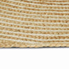 Vidaxl vloerkleed natuurlijk en wit 100 x 152 cm jute
