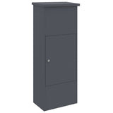 Vidaxl pakket inwerp box met slot antraciet 44,5 x 29 x 110,5 cm staal - afbeelding 2