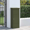 Vidaxl pakket inwerp box olijfgroen 44,5 x 29 x 110,5 cm staal