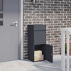 Vidaxl pakket inwerp box met opslag antraciet 41 x 38 x 103 cm staal