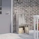 Vidaxl pakket inwerp box zilver 41 x 38 x 103 cm roestvrij staal