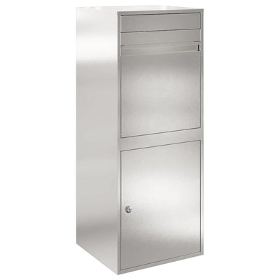 Vidaxl pakket inwerp box zilver 41 x 38 x 103 cm roestvrij staal