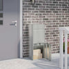Vidaxl pakket inwerp box zwart 41 x 38 x 103 cm gegalvaniseerd staal