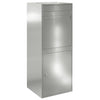 Vidaxl pakket inwerp box zwart 41 x 38 x 103 cm gegalvaniseerd staal