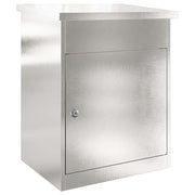 Vidaxl pakket inwerp box zilver 47,5 x 38 x 59 cm roestvrij staal - afbeelding 2