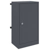 Vidaxl brievenbus met opslag met slot antraciet 30 x 20 x 55 cm staal