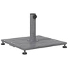 Vidaxl parasolvoet donkergrijze houtlook 45 x 45 x 31 cm