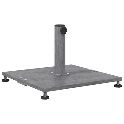 Vidaxl parasolvoet 28.95 kg donkergrijze houtlook vierkant