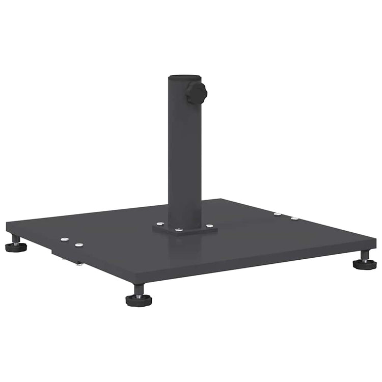 Vidaxl parasolvoet 25.95 kg donkergrijs vierkant