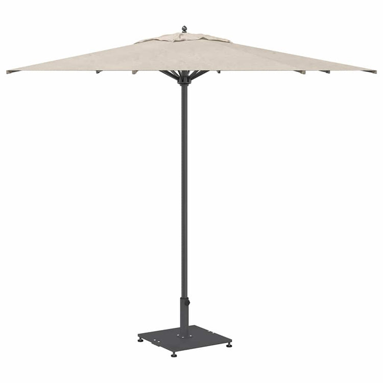 Vidaxl parasolvoet 25.95 kg donkergrijs vierkant