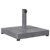 Vidaxl parasolvoet donkergrijze houtlook 45 x 45 x 31,5 cm