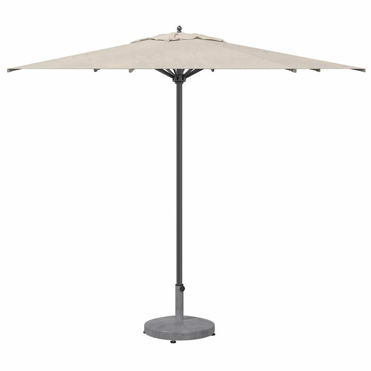 Vidaxl parasolvoet 24.35 kg donkergrijze houtlook rond