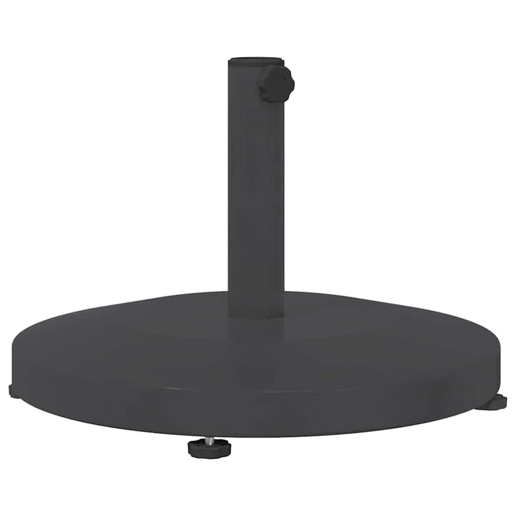 Vidaxl parasolvoet 24.6 kg donkergrijs rond