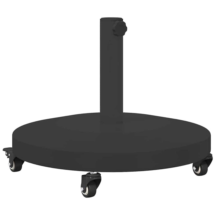 Vidaxl parasolvoet 24.45 kg zwart rond verstelbaar