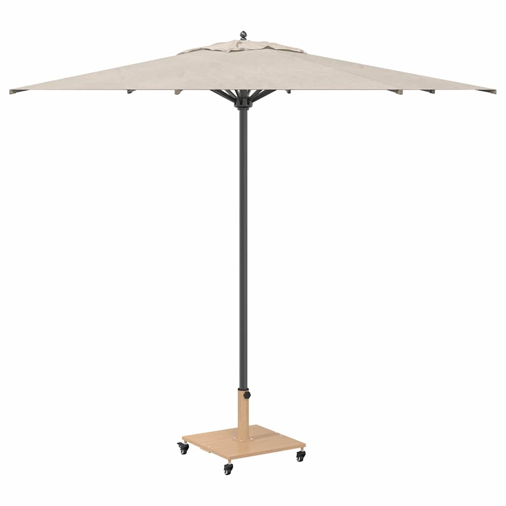 Vidaxl parasolvoet 26.75 kg licht hout vierkant verstelbaar
