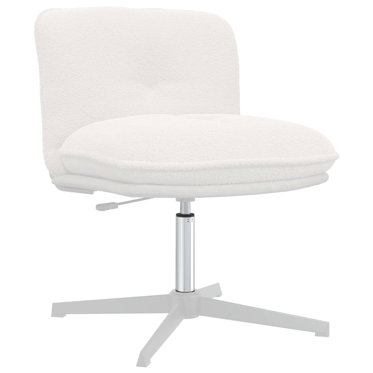 Vidaxl kantoorstoel gascilinder chroom 307-447 mm ijzer