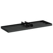Vidaxl tuin egalisatie hark zwart 75 x 25 x 6 cm gepoedercoat staal - afbeelding 2