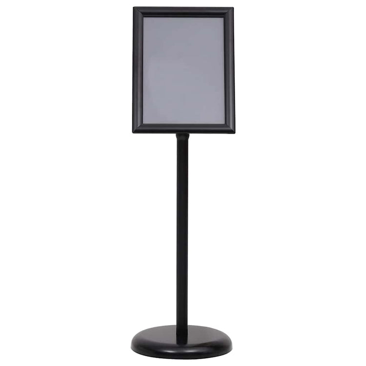 Vidaxl posterstandaards 2 st zwart 32.7 x 24 x 108 cm aluminium