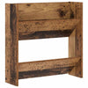 Vidaxl schoenenkast met plank oudhout 60 x 18 x 60 cm bewerkt hout
