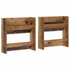 Vidaxl schoenenkast 2 pcs oudhout 60 x 18 x 60 cm bewerkt hout