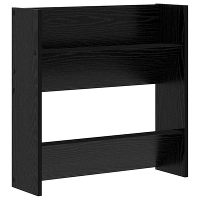 Vidaxl schoenenkast 60 x 18 x 60 cm bewerkt hout zwart eiken