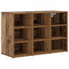Vidaxl schoenenkast met plank oudhout 77,5 x 30 x 51 cm bewerkt hout
