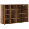 Vidaxl schoenenkast met plank oudhout 103 x 30 x 67 cm bewerkt hout