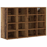 Vidaxl schoenenkast 103 x 30 x 67 cm bewerkt hout oud hout - afbeelding 2