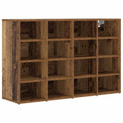 Vidaxl schoenenkast 103 x 30 x 67 cm bewerkt hout oud hout - afbeelding 2