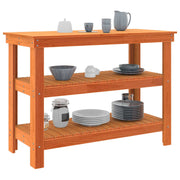Vidaxl werkbank met plank 110,5 x 50 x 80 cm massief grenenhout - afbeelding 3