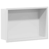 Vidaxl douche niche wit 30 x 20 x 9,5 cm roestvrij staal - afbeelding 2